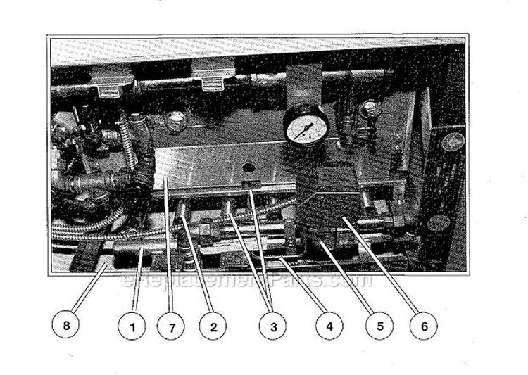 Page K Diagram and Parts List for M36G300  Market Forge Generator